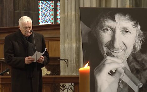 Pohřeb režiséra Juraje Jakubiska - Václav Klaus
