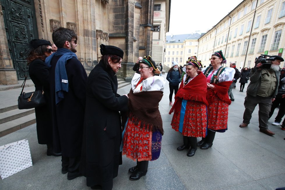 Pohřeb režiséra Juraje Jakubiska