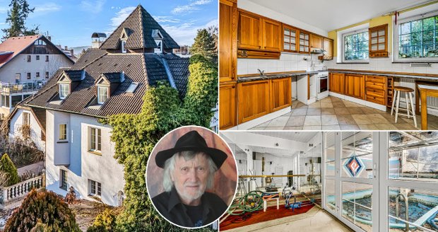 Vila režiséra Juraje Jakubiska je na prodej.