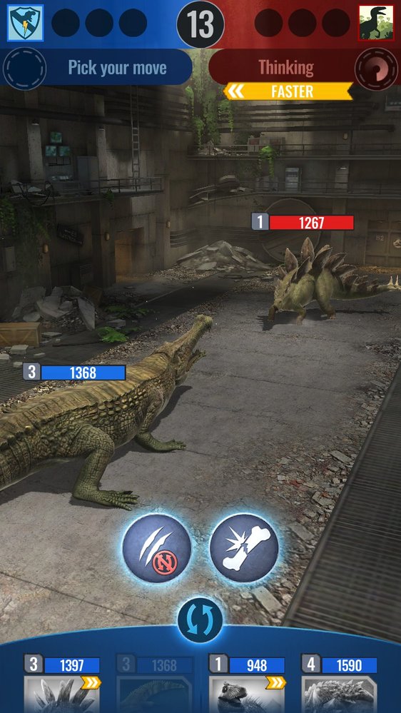 Hra pro mobily Jurassic World Alive