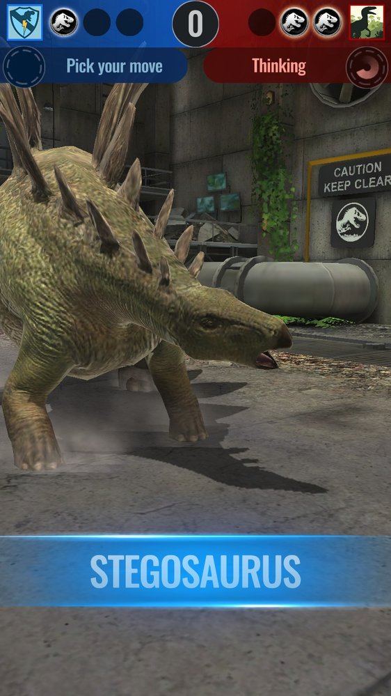 Hra pro mobily Jurassic World Alive