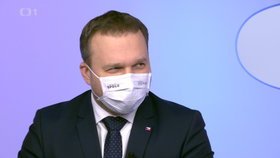 Vicepremiér a ministr práce a sociálních věcí Marian Jurečka (KDU-ČSL) v ČT (9. 1. 2022)