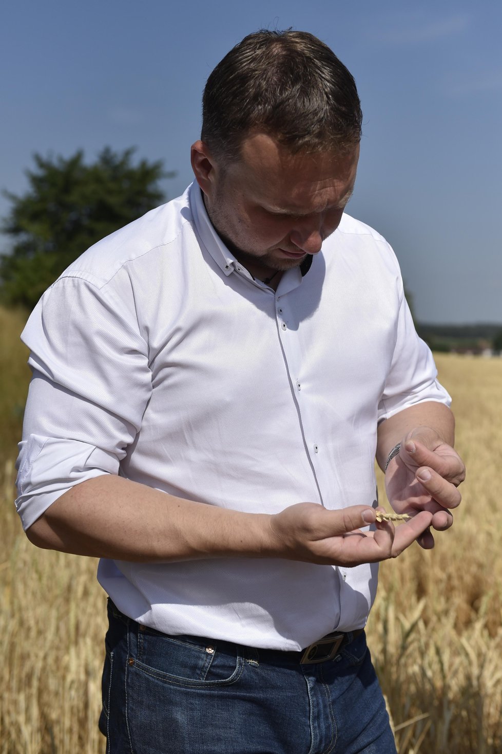 Ministr Jurečka se zemědělci řeší sucho.