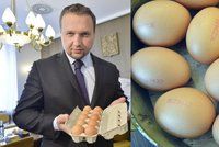 Pozor na laciná vejce z Polska. „Kupujte jen českou kvalitu,“ radí Jurečka