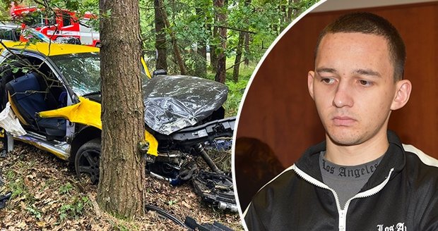 Jurij Dzveniak (21) dostal za nehodu, při které zemřel jeho bratr a tři přátelé, pět let vězení.