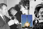 Před 55 lety vyletěl první člověk do vesmíru! Gagarina obdivovala hvězda filmu Gina Lollobrigida i Vlasta Chramostová.