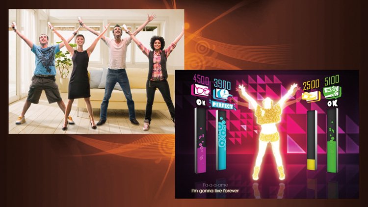 Ve hře Just Dance budete tančením zrcadlit pohyby předcvičovatelů na televizi