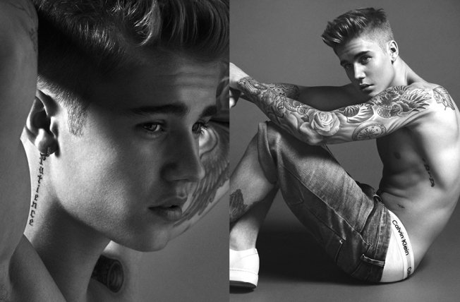 Justin Bieber, Calvin Klein