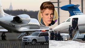 Drogy v oblacích: Další průšvih zhýralce Justina Biebera. Tentokrát v letadle!