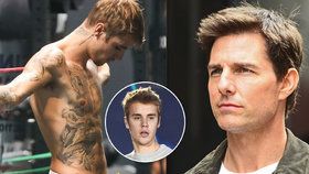 Zpěvák Justin Bieber vyzval o třicet let staršího Toma Cruise k souboji! A myslí to vážně!