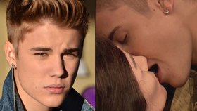 Justin Bieber předvedl svou smyslnou techniku líbání.