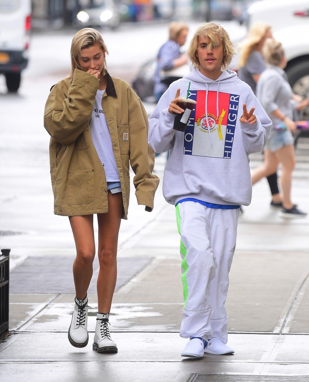 Justin Bieber a Hailey Baldwinová.