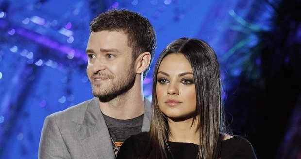 Justin Timberlake s kolegyní Milou Kunis