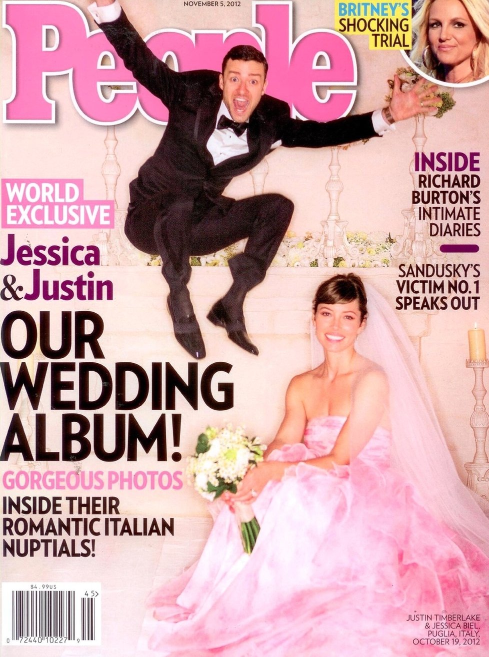 Svatba s Jessicou  Biel na titulce časopisu People