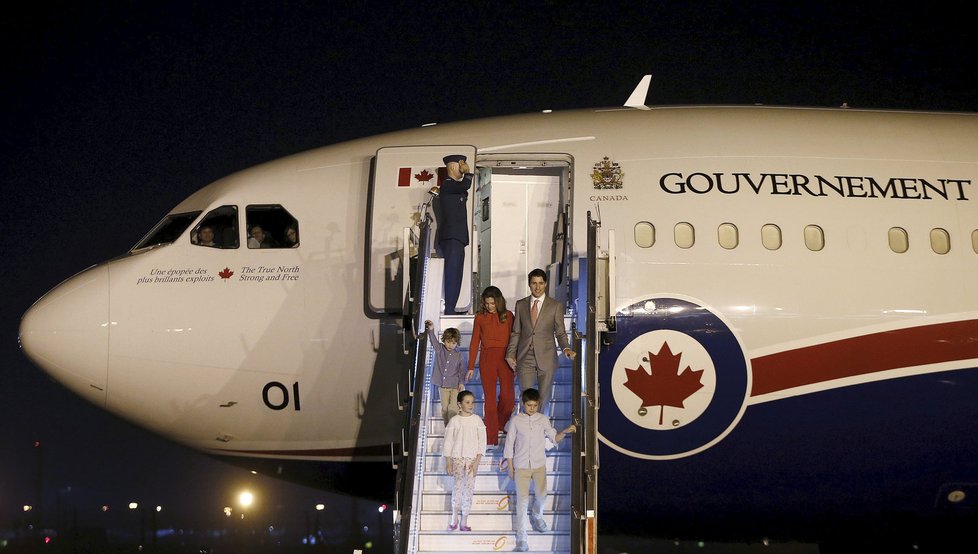 Kanadský premiér Justin Trudeau se svou rodinou navštívil Indii.