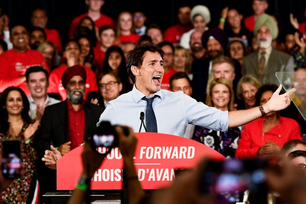 Kanadský premiér Justin Trudeau vstoupil do volební kampaně (12. 9. 2019)