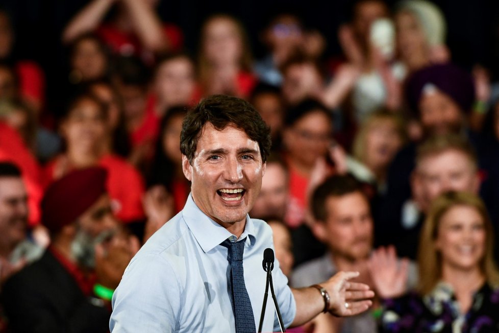 Kanadský premiér Justin Trudeau vstoupil do volební kampaně (12. 9. 2019)