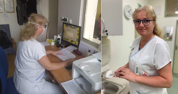 Sestřička Eva na dvou frontách: V týdnu slouží v ordinaci, o víkendech pomáhá na lince pro zdravotníky