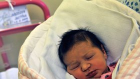 Jitce Jarošové se 1. ledna minutu po půlnoci v brněnské porodnici U milosrdných bratří narodila dcerka Justýna.
