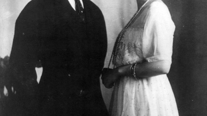 Felix Jusupov s manželkou
