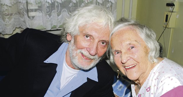 Zita Kabátová s Petrem Hapkou
