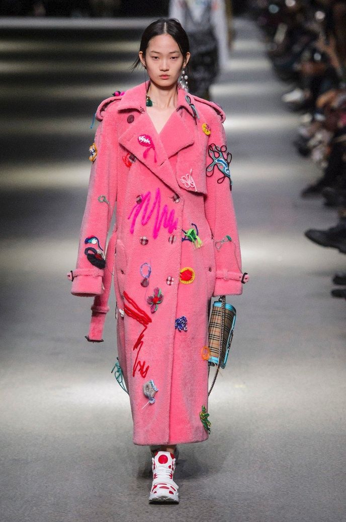 Burberry podzim/zima 2018-2019 Burberry podzim/zima 2018-2019