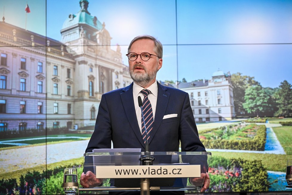 Jednání vlády: Premiér Petr Fiala (ODS)  (27.10.2022)