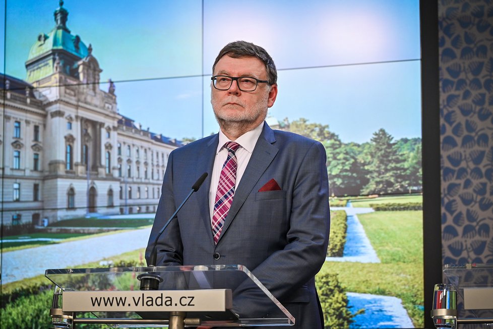 Jednání vlády: Ministr financí Zbyněk Stanjura (ODS)  (27.10.2022)