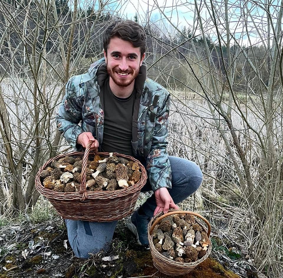 Na houby s Jiřím vyrazil i kamarád Dominik Mašek.