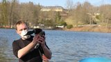 Zraněný kačer plaval na rybníku pod Kozlem: Měl roztříštěné křídlo, čekala ho amputace