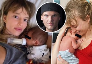 Bývalá přítelkyně DJ Aviciiho modelka Tereza Kačerová se pochlubila novorozeným chlapečkem.