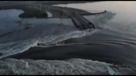 Exploze Kachovské přehrady: V Chersonské oblasti ji vyhodili do vzduchu!