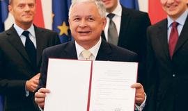 Kaczyński, lisabonská smlouva