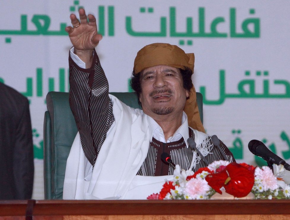 Někdejší libyjský vůdce Muammar Kaddáfí