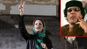 Kaddáfího dcera utekla do Alžíru a porodila