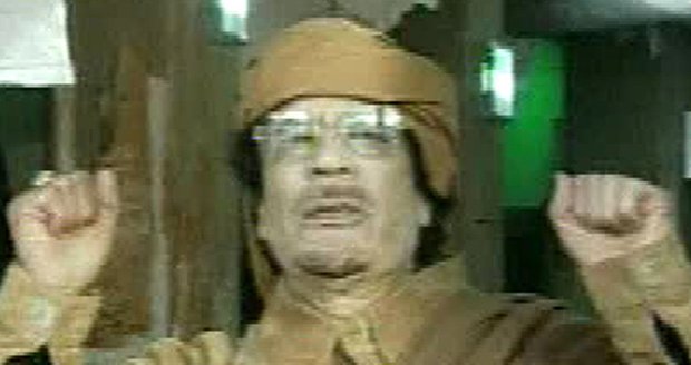 Kaddáfí neztrácí naději ve svůj lid...