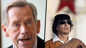 Václav Havel se myslí, že Kaddáfí by měl být odstraněn.
