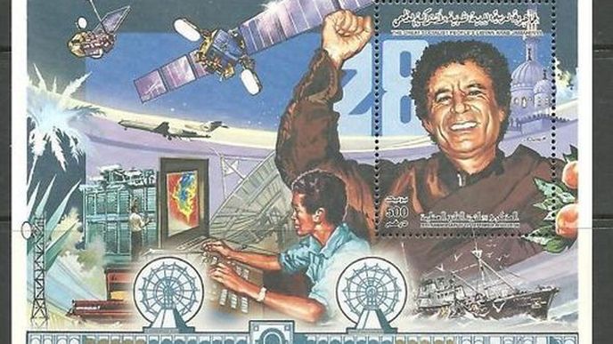 Libyjské poštovní známky.