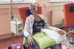 Anna Kadeřávková se léčí na klinice.