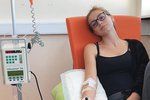 Anna Kadeřávková se léčí na klinice