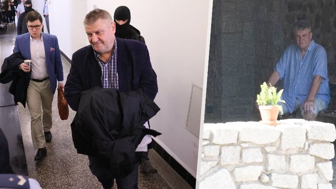 Ivo Kaderka je po propuštění z vazby zlomený muž...