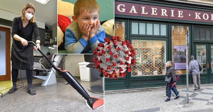 Otevřou se kadeřnictví, galerie a v sedmi regionech půjdou do škol žáci druhých stupňů