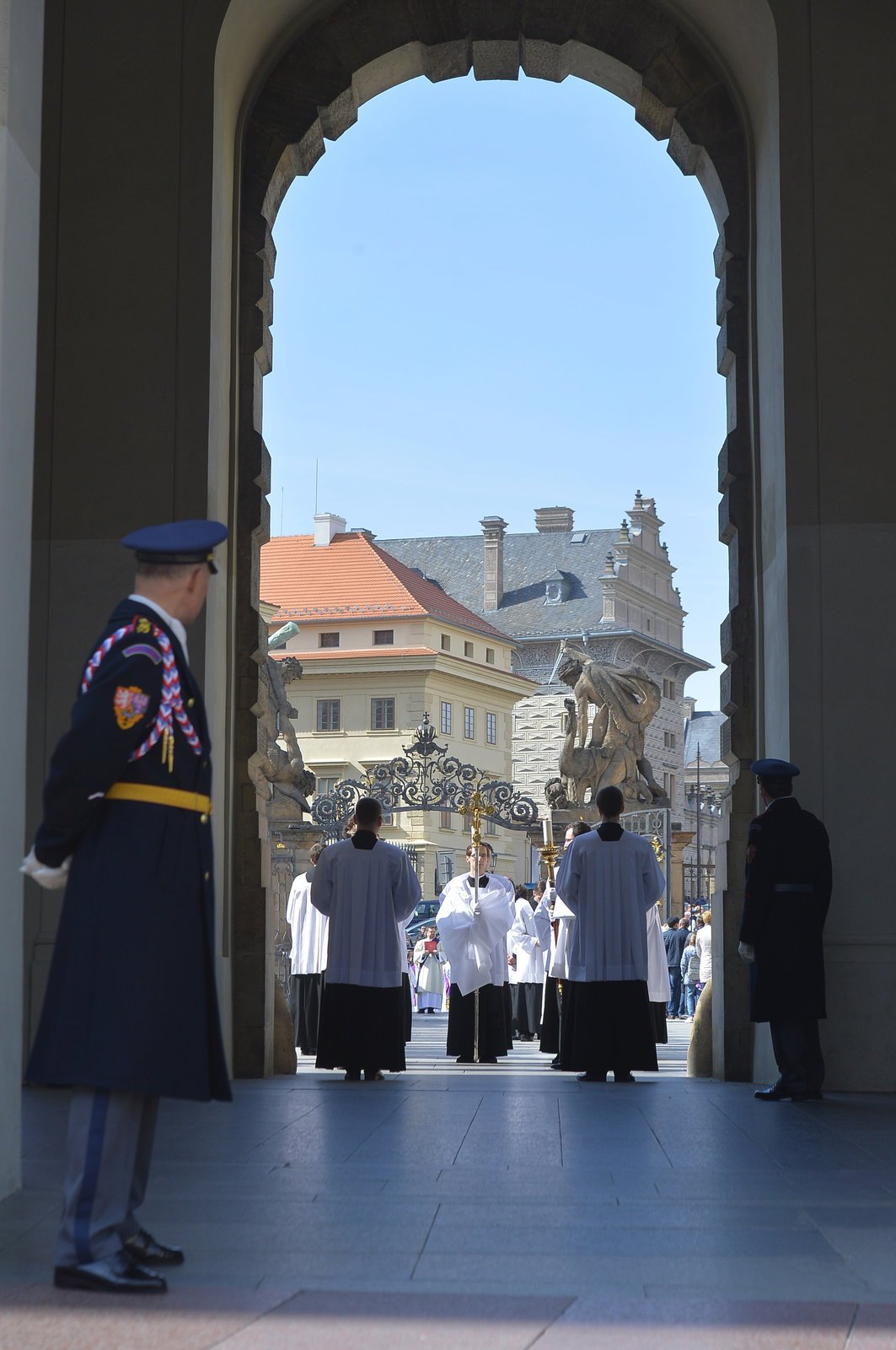 Pohřeb kardinála Miloslava Vlka.