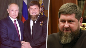 Vladimir Putin a Ramzan Kadyrov
