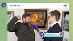 "Achmat je síla!" řekl Kadyrov na videu TV Rossija publikovaném 28. září 2023.