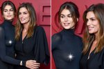 Kaia Gerber v průsvitném roláku s maminkou Cindy Crawford