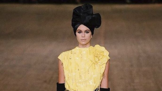 Kaia Gerber na přehlídce Marc Jacobs, NYFW jaro/léto 2018