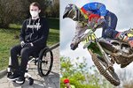 Motokrosař David Kainzmeier (23) po nešťastném pádu při tréninku ochrnul.