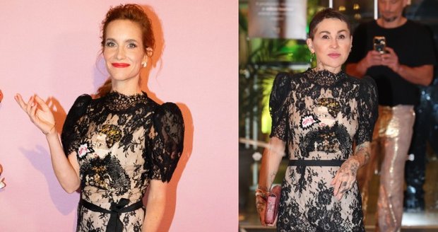 Hana Vagnerová vynesla šaty jako první.