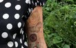 Kateřina Kaira Hrachovcová ukázala velké tetování.